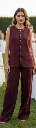 Bordeaux Co-ord Set