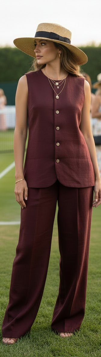 Bordeaux Co-ord Set