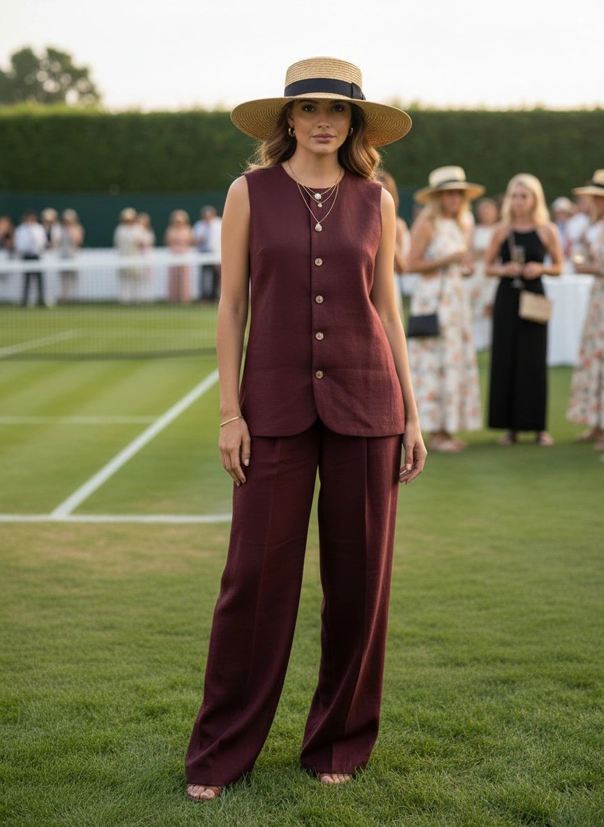 Bordeaux Co-ord Set