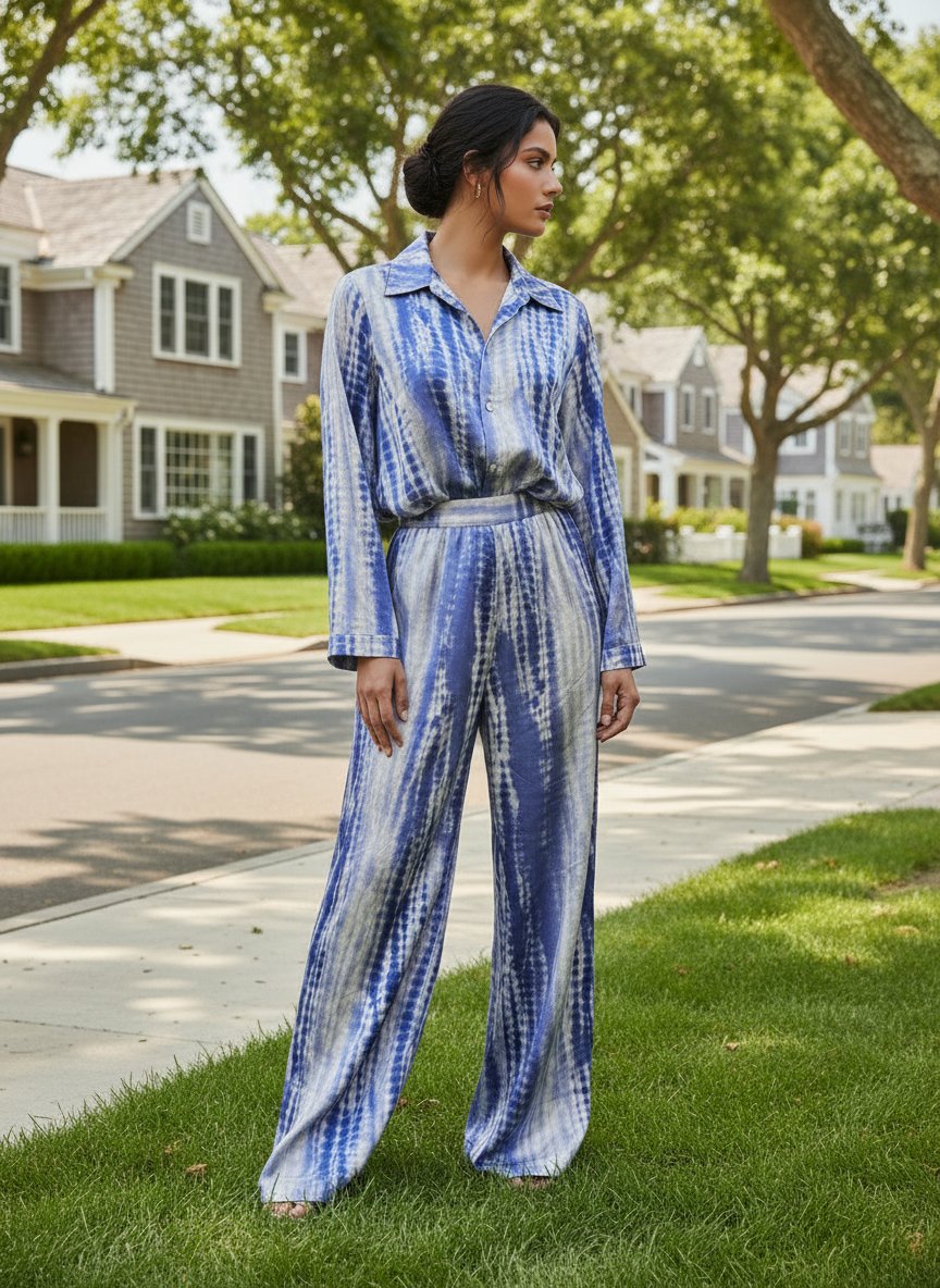 Indigo Haze Co-ord Set
