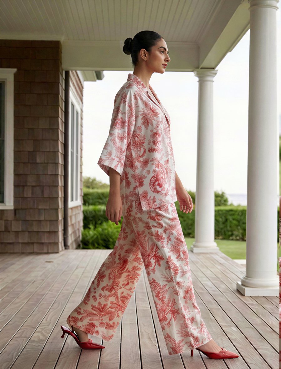 Toile Rouge Co-ord Set