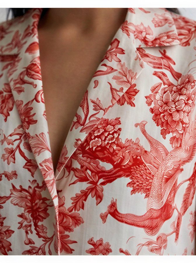 Toile Rouge Co-ord Set